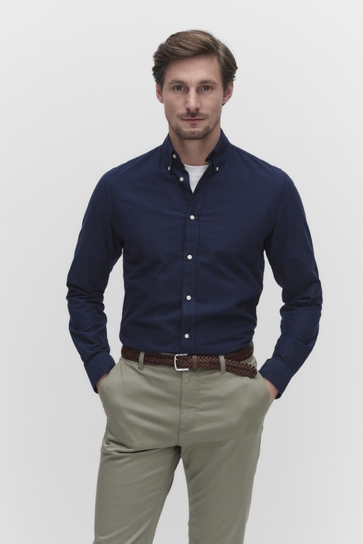 Ethan oxford shirt NAVY BLAZER